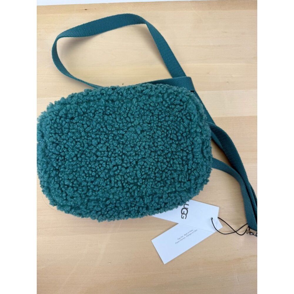 Ugg Purse Janey II Sherpa Faux Fur Green Handbag UNUSED- No BAG